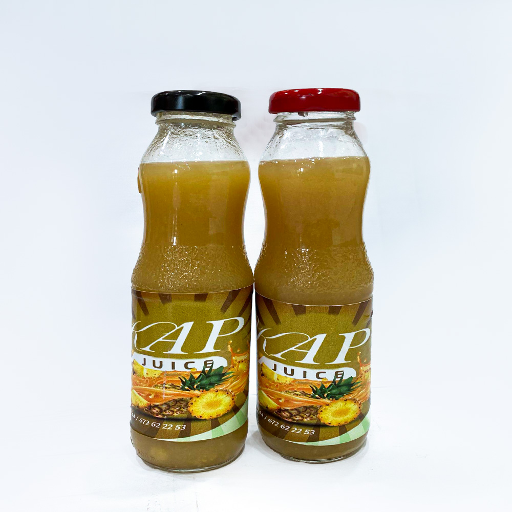 Jus d’ananas et gingembre kap juice